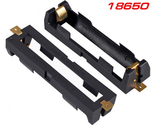 Тримач 1 х 18650 SMD, holder 1 x 18650 SMD