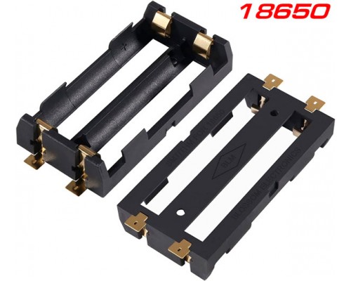 Тримач 2 х 18650 SMD, holder 2 x 18650 SMD
