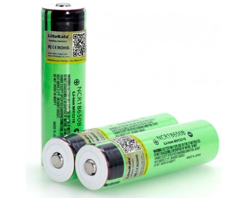 LiitoKala NCR18650B 34B-JT, 18650, акумулятор Li-ion  3400mAh (без захисту)