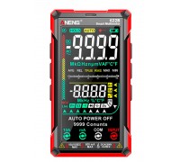 ANENG AN622B, Smart-мультиметр TrueRMS, дисплей 4.8'', відліків: 9999, напруга: 1000В, струм: 10А, опір: 100MОм, ёмність: 100 мФ, детектування NCV