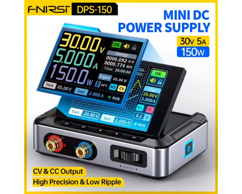 FNIRSI DPS150 імпульсний лабораторний блок живлення: 0-30В, 0-5A