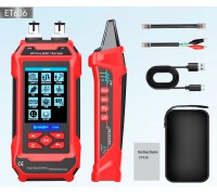 TOOLTOP ET636, багатофункціональний тестер, трасошукач, PoE, VFL, OPM, QC-тест