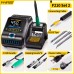 FNIRSI DWS-200 (set3) – паяльна станція, потужність 200Вт,  до 450°C, з тримачем F210, + 3 жала типу C210 K/I/IS