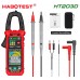 HABOTEST HT203D, струмові кліщі TrueRMS, AC/DC 600A, напруга AC/DC 600В, опір: 60 МОм, ємність: 60мФ, частота: до 10 МГц, Live, NCV, INRUSH, температура: до 1000 ºС.