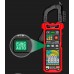 HABOTEST HT205D, струмові кліщі TrueRMS, AC/DC 600A, напруга AC / DC 600В, опір: 60 МОм, ємність: 60мФ, частота: до 10 МГц, Live, NCV, INRUSH, температура: до 1000 ºС.