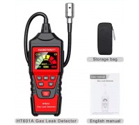 HABOTEST HT601A детектор витоку горючих газів (CH4, NH3, H2, C2H6O, C6H6, C2H4O, C6H14, C4H10, C2H2)