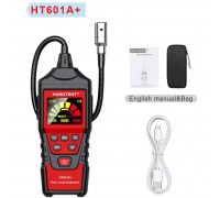 HABOTEST HT601A+ детектор витоку горючих газів (CH4, NH3, H2, C2H6O, C6H6, C2H4O, C6H14, C4H10, C2H2)