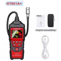 HABOTEST HT601A+ детектор витоку горючих газів (CH4, NH3, H2, C2H6O, C6H6, C2H4O, C6H14, C4H10, C2H2)