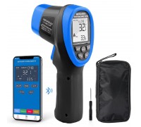 HoldPeak HP-985C-APP високотемпературний пірометр, від -50 ºC до 800 ºC, е=0.01-1.00, роздільна здатність: 16:1, Bluetooth
