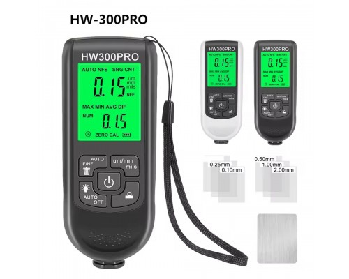 HW300PRO товщиномір фарби, Fe/NFe, до 2000 мкм