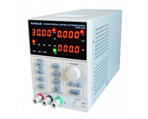 KORAD KA3005DS лінійний лабораторний блок живлення: 0-30 В, 0-5 А