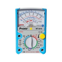 Pro'sKit MT-2019, аналоговий мультиметр, напруга AC / DC 250В, опір 20 МОм, ємність 2000мкФ, тест транзисторів та елементів живлення 1,5/9В