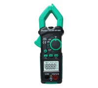 Pro'sKit MT-3209, струмові кліщі TrueRMS, AC/DC 600A, напруга AC / DC 600В, опір: 60 МОм, ємність: 100мФ, частота: до 600кГц, LowZ, NCV, V.F.C температура: до 1000 ºС.