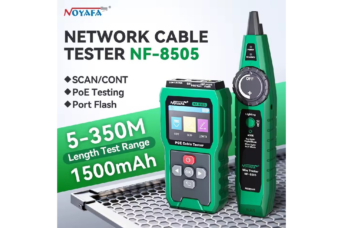 NOYAFA NF8505, багатофункціональний мережевий тестер, трасошукач
