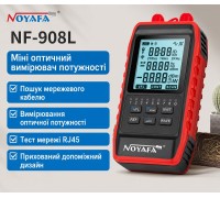 NOYAFA NF908L оптичний тестер, OPM вимірювач оптичної потужності, від -60дБм до +8дБм, FC/SC/ST