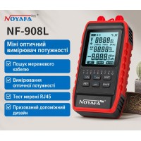 NF908L оптичний тестер NOYAFA, OPM вимірювач оптичної потужності, від -60дБм до +8дБм, FC/SC/ST
