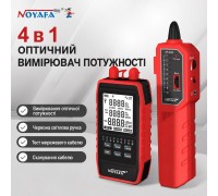 NOYAFA NF908S кабельный тестер, OPM вимірювач оптичної потужності від -60 до 8 дБм, FC/SC/ST, Wiremap, SCAN, VFL