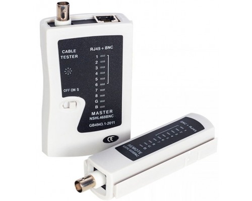 NSHL468BNC кабельный тестер RJ45, RJ11, BNC, LAN тестер