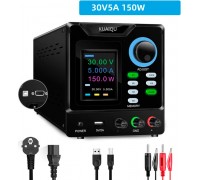 SPPS-D305-232 імпульсний лабораторний блок живлення KUAIQU: 0-30В, 0-5A, інтерфейс: RS232/USB, функція заряду АКБ