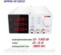NicePower SPPS-S1203 импульсный лабораторный блок питания: 0-120В, 0-3А