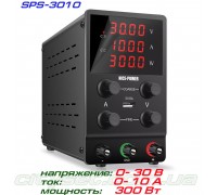 NicePower SPS-3010 импульсный лабораторный блок питания: 0-30В, 0-10А