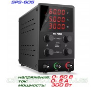 NicePower SPS-605 импульсный лабораторный блок питания: 0-60В, 0-5А