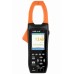 VICTOR VC616F, токовые клещи + осциллограф + регистратор, AC/DC 1000A, напряжеие AC/DC 1000В, сопротивление: 100МОм, ёмкость: 20мФ, частота: до 20 МГц, Bluetooth