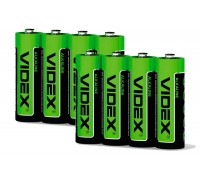 Videx LR06, AA,  8 шт. SHRINK, батарейка лужна, 1.5В, 2600мА