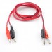 Щуп кабель крокодил-банан для тестера мультиметра, длина 1метр