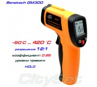 GM300 пирометр Benetech, до 420 °С