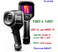 FLIR E6 тепловизор для энергоаудита, до 250 °С