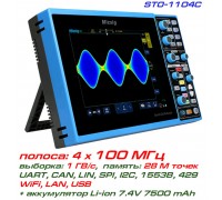 STO1104C осциллограф Micsig,  4 х 100 МГц