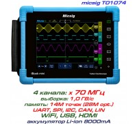 TO1074 осциллограф Micsig,  4 х 70 МГц