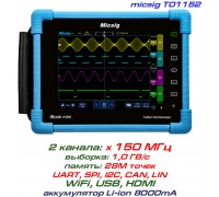 TO1152 осциллограф Micsig,  2 х 150 МГц