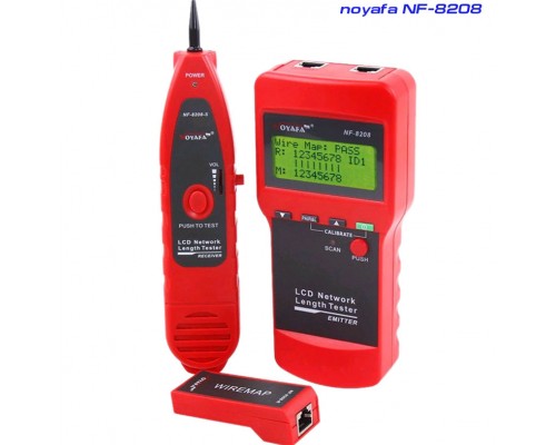 NOYAFA NF-8208  кабельный тестер, трассоискатель, искатель скрытой проводки