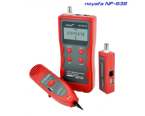 Noyafa NF838  кабельный тестер, трассоискатель, искатеть скрытой проводки