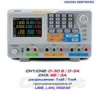 ODP3033 блок питания OWON, программируемый, регулируемый, 2 канала: 0-30 В, 0-3 А, + CH3: 6В/3А