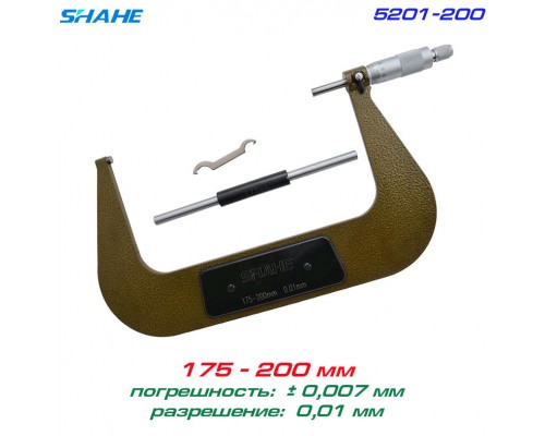 SHAHE 5201-200 микрометр 175-200мм