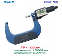 SHAHE 5205-100 цифровой микрометр 75-100 мм, разрешение: 0,001мм