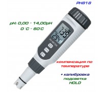 PH-818+, pH-метр, вимірювач кислотності SmartSensor