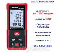 SNDWAY SW-DS100 лазерная рулетка до 100 метров, электронный уровень