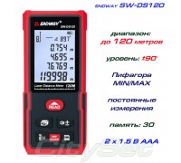SNDWAY SW-DS120 лазерная рулетка до 120 метров, электронный уровень