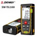 SNDWAY SW-TG100 лазерная рулетка до 100 м, встроенные уровни, min/max, дисплей 2"