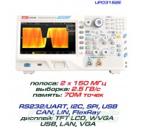 UPO3252E осциллограф 2 х 250 МГц, выборка: 2,5ГВ/с, память: 70М точек