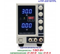 UTP3315TFL блок питания регулируемый, 1 канал: 0-30В, 0-5А