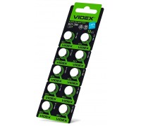 VIDEX батарейка LR44 (AG13), 1.5В, 10 шт.