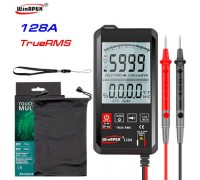 WinAPEX, 128A, мультиметр TrueRMS,  відліків: 6000, AC/DC 600В,  60МОм, 60мФ, NCV, вбудований ліхтарик