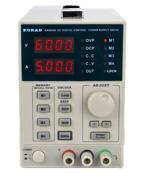 KORAD KA6005D –  компактний лінійний лабораторний блок живлення