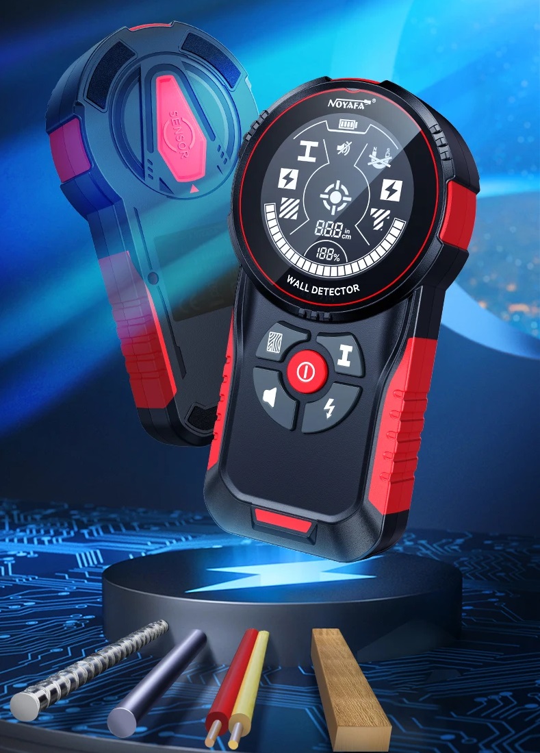 Noyafa NF-5102, шукач прихованої проводки, детектор метала та дерева