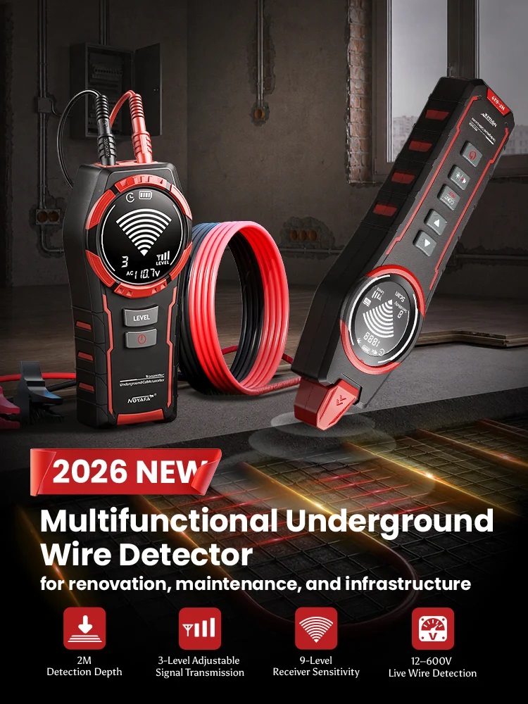 NOYAFA NF-829 многофункциональный детектор скрытой проводки и подземных коммуникаций.
